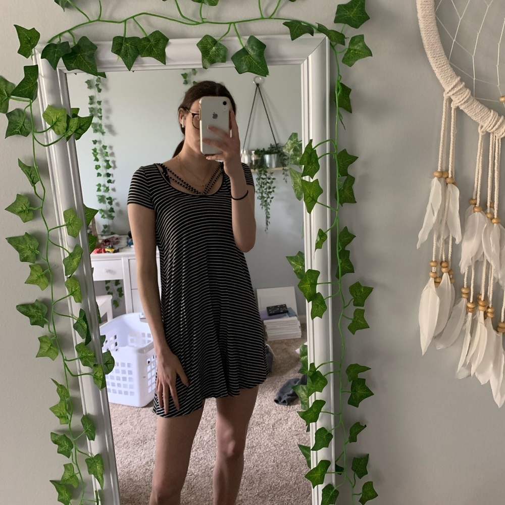 hollister striped dress